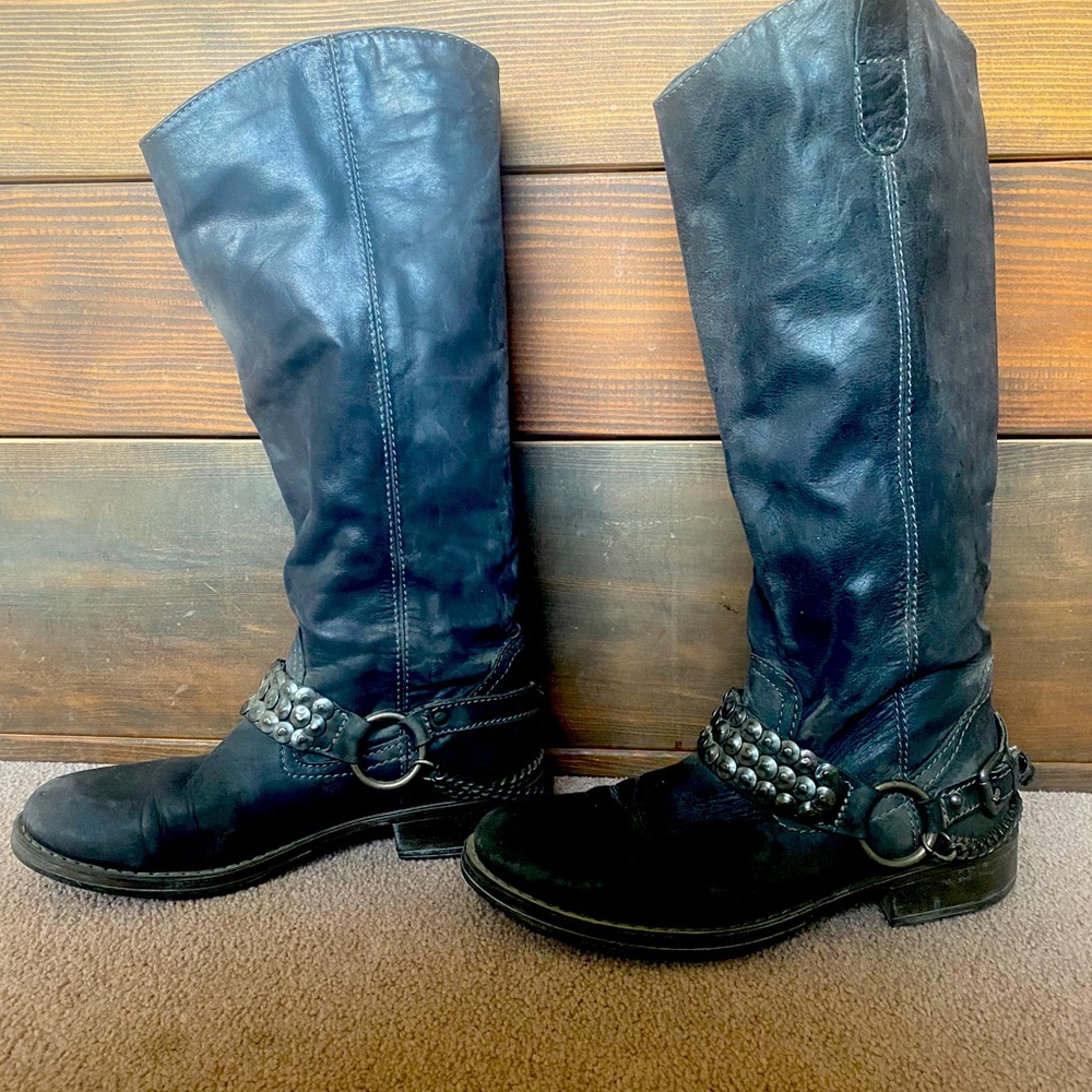 Steve Madden Nockerr Leather Boots